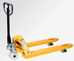 手動液壓搬運(yùn)車貨叉升降操作